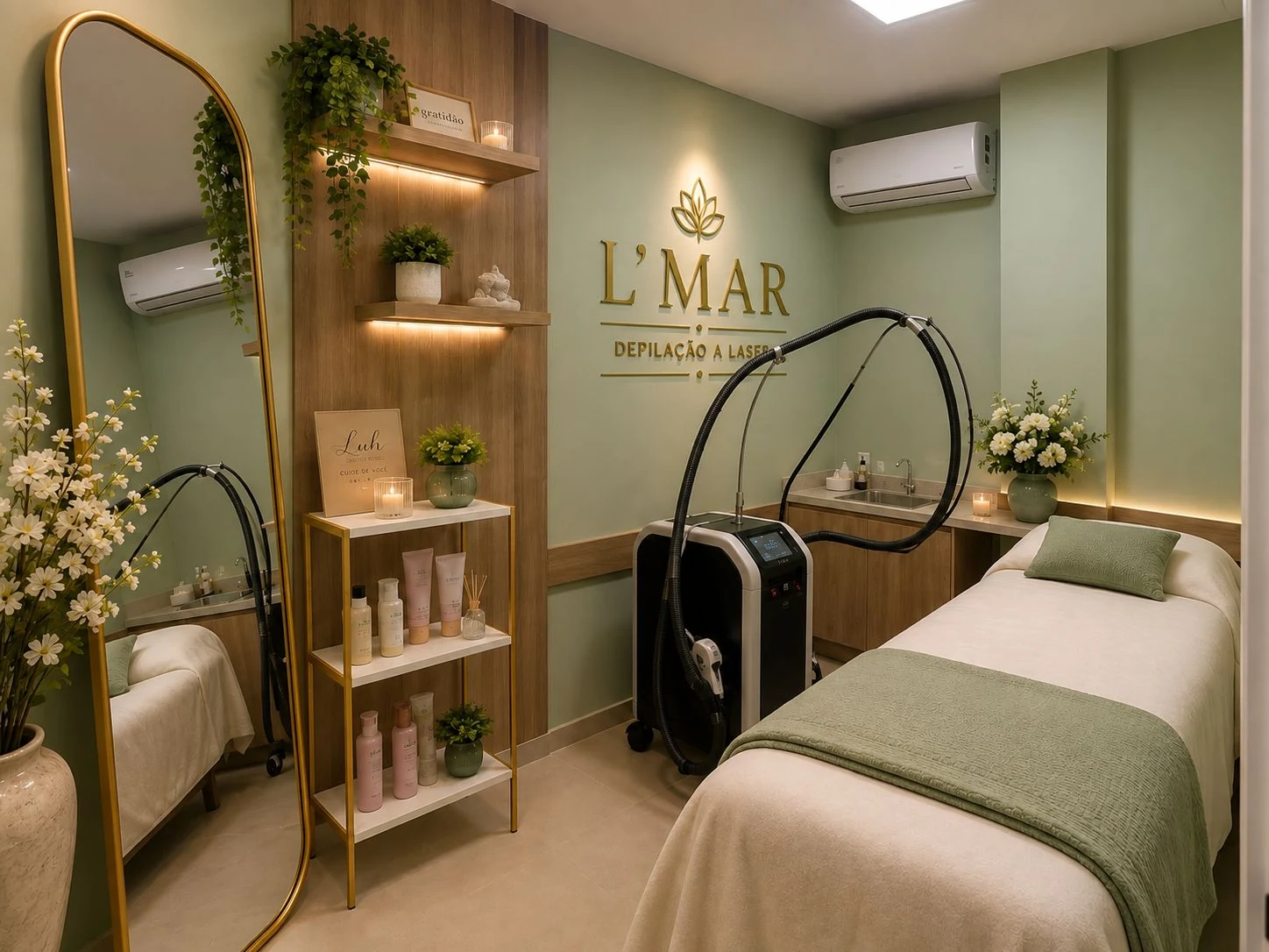 Ambiente interno da L’Mar em Canoas